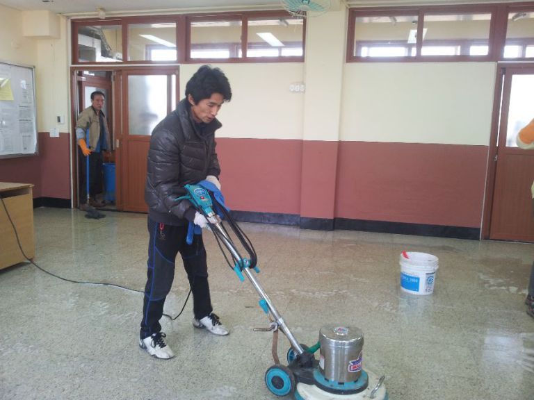 학교대청소
